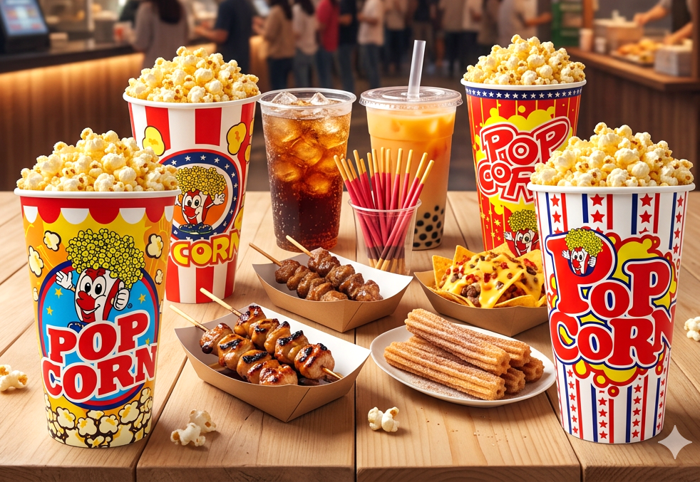 ポップちゃん 16oz ポップコーンカップ（豆20g対応・口径90mm）｜500個